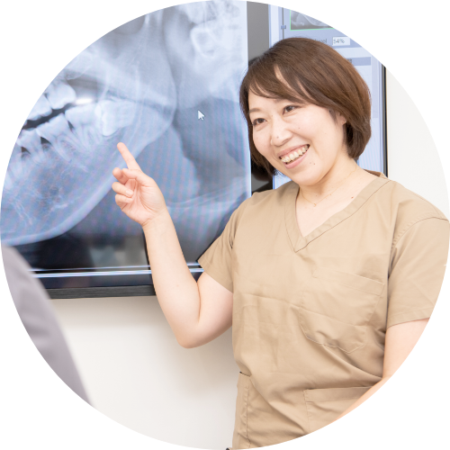 治療説明・口腔内への意識の啓蒙を重視